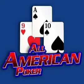 All American Poker slot visual from RTG (Reel Time Gaming) available on sankra-casino.fr